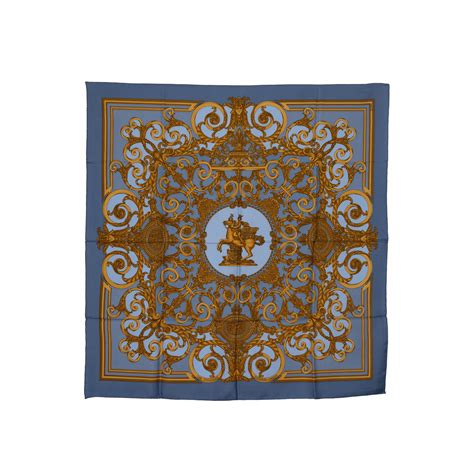 foulard hermes blu cavalli|Hermès Les Tuileries by Di Joachim Metz Foulard Second.